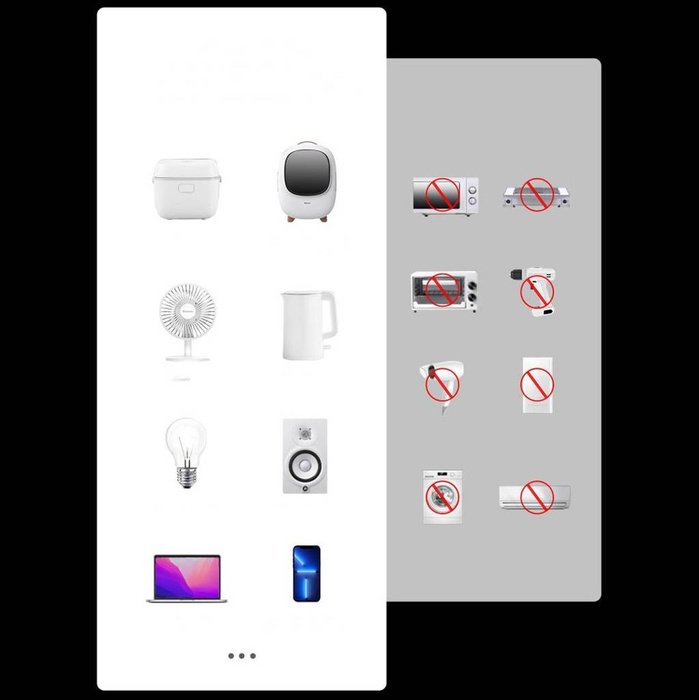 Baseus samochodowa przetwornica inwerter prądu 150W 12V / 500W  220V (wtyczka EU i CN) czarny (CGNB000101)