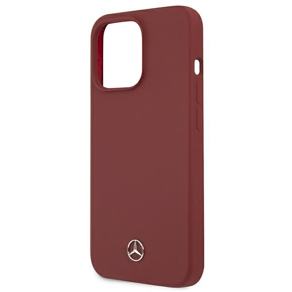 Etui MERCEDES Apple iPhone 13 Pro Max Silicone Line Czerwony Hardcase