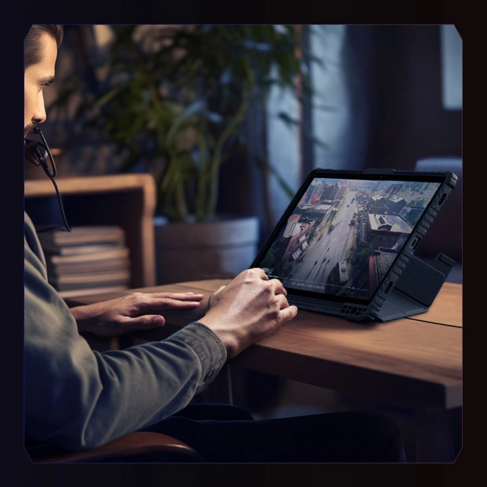 Etui Nillkin Bumper Leather Case Pro na Samsung Galaxy Tab S9 - czarne