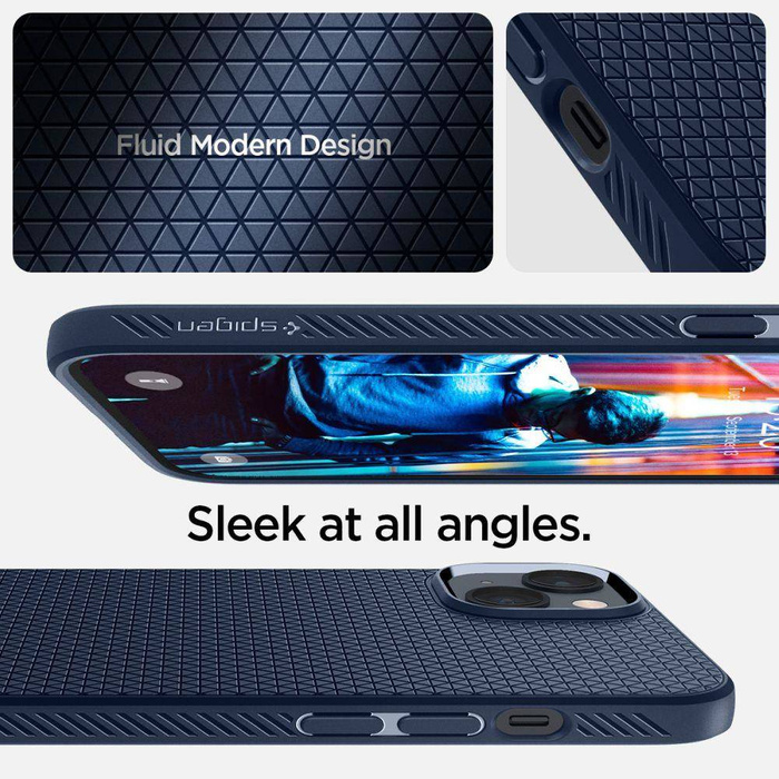 Etui Spigen Liquid Air iPhone 14 Navy Blue