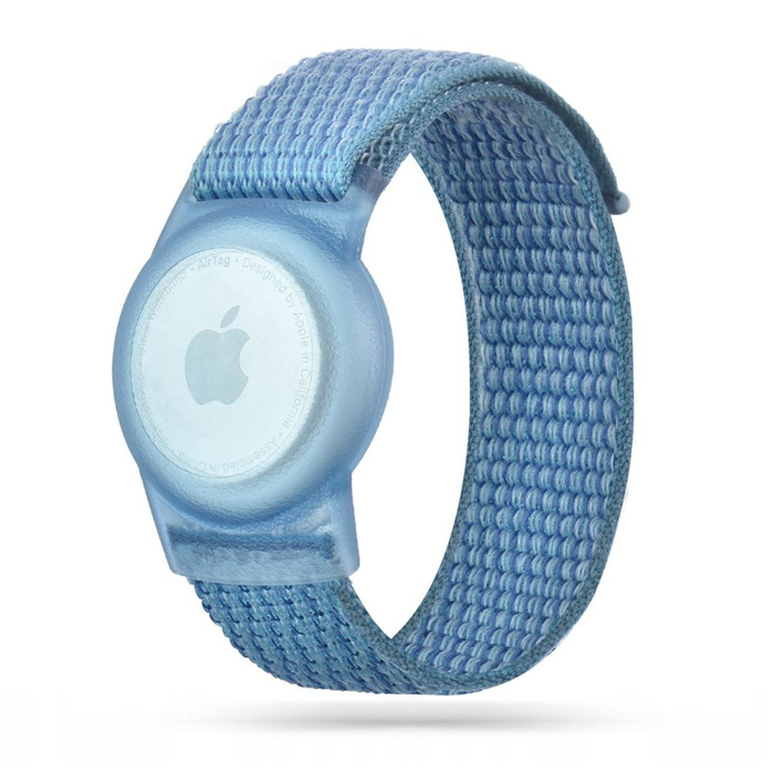 Pasek Tech-protect Nylon For Kids Apple Airtag Blue