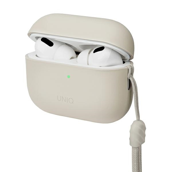 UNIQ etui Lino AirPods Pro 2 gen Silicone beżowy/beige ivory