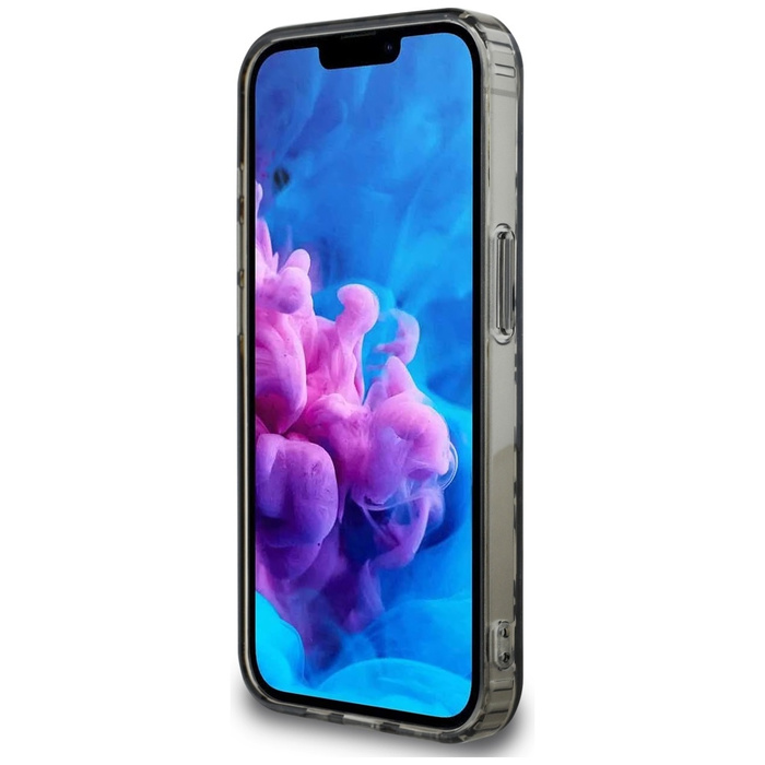 Etui Karl Lagerfeld IML Repeat Logo do   iPhone 16e srebrny