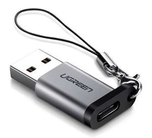 Adapter USB 3.0 do USB-C 3.1 PD UGREEN (szary)  5Gb/s US276