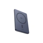 Powerbank Baseus PicoGo AM31 Qi2 5000mAh 20W ultracienki kompatybilny z MagSafe z podstawką z kablem plecionym Baseus Simple USB-C 20cm - szary