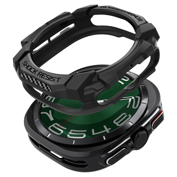 ETUI SPIGEN RUGGED ARMOR SAMSUNG GALAXY WATCH ULTRA (47 MM) MATTE BLACK
