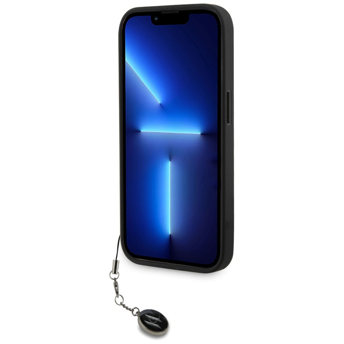 Etui Karl Lagerfeld KLHCP15LPSAKDGCK iPhone 15 Pro 6.1" czarny/black hardcase Saffiano Rhinestones & Charm