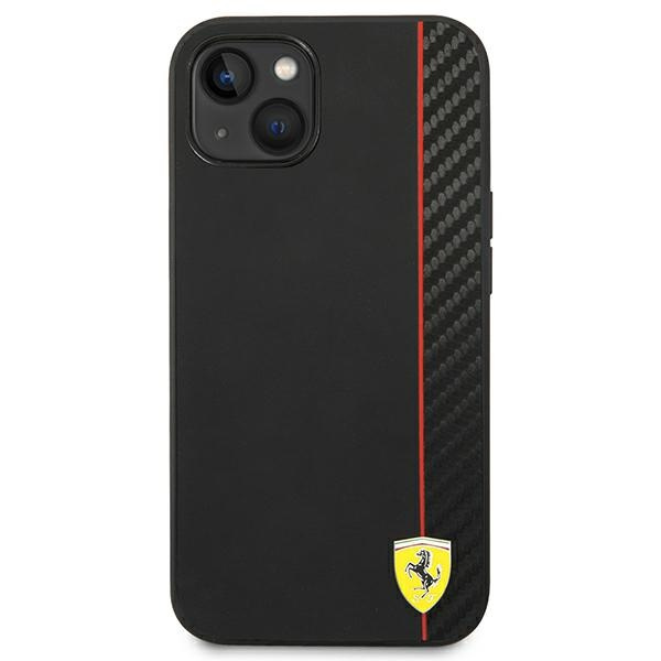 Etui Ferrari iPhone 14 Plus 6,7" czarny/black hardcase Carbon