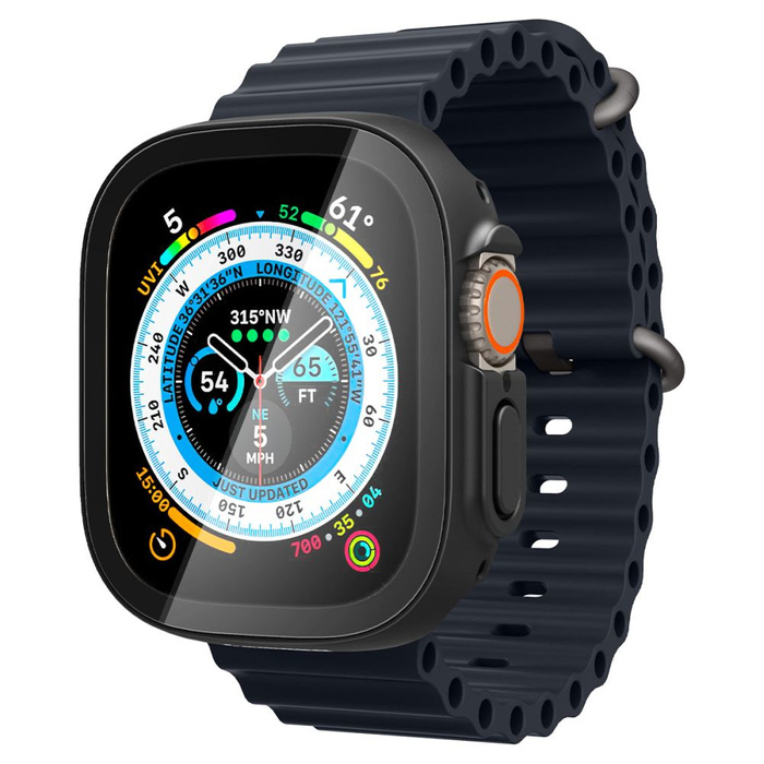 Etui Spigen Thin Fit 360 Apple Watch Ultra 49mm Ultra 2 Czarne