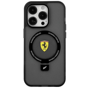 Etui Ferrari FEHMP15MUSCAK iPhone 15 Plus / 14 Plus 6.7" czarny/black hardcase Ring Stand 2023 Collection MagSafe Case