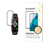 Wozinsky Full Glue Xiaomi Mi Band 7 szkło hartowane na ekran czarny