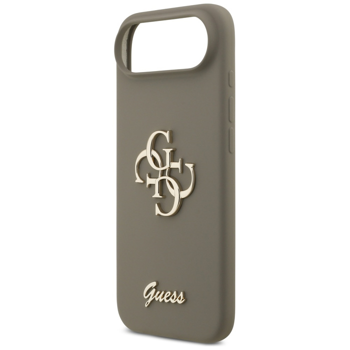 Etui Guess Silicone Big 4G Script do     iPhone Air brązowy