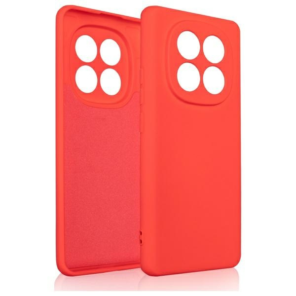 Beline Etui Silicone Xiaomi Redmi Note   14 Pro+ czerwony/red