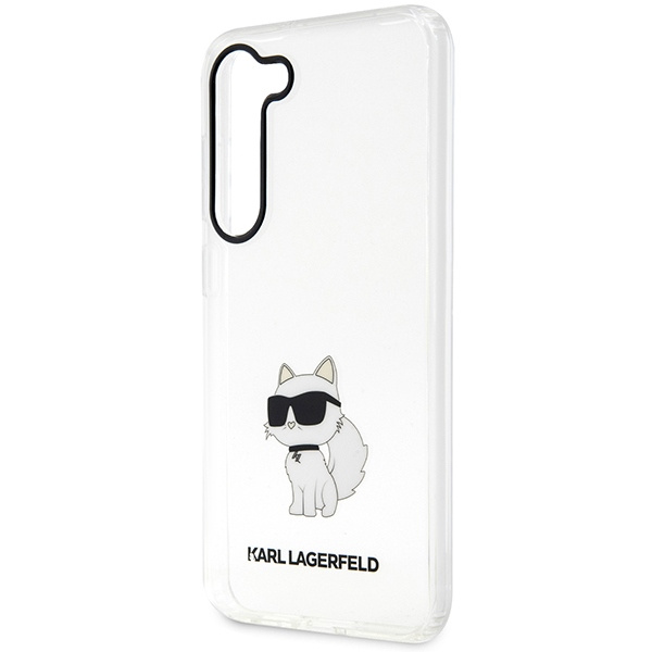 Etui Karl Lagerfeld KLHCS23MHNCHTCT S23 Plus S916 transparent hardcase Ikonik Choupette Case