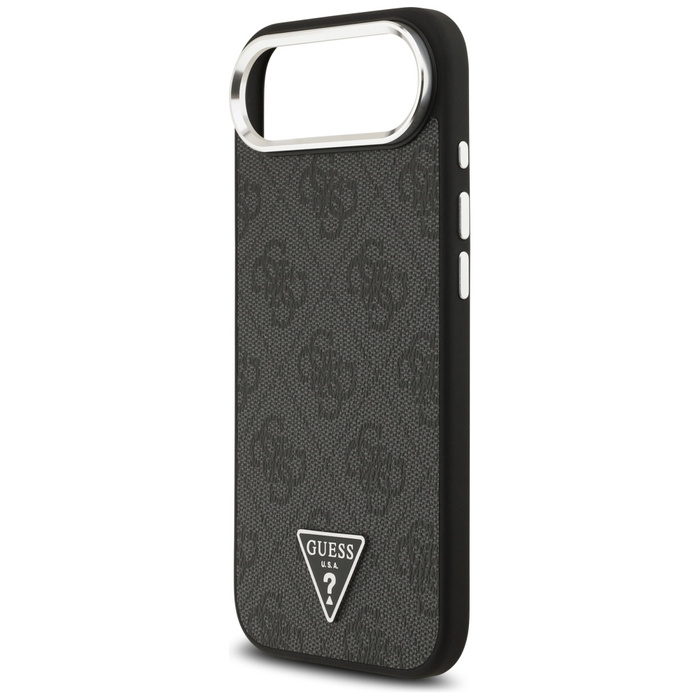 Etui Guess 4G Triangle Logo MagSafe do   iPhone 17 Air czarny srebrny