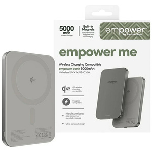 Powerbank empower by PanzerGlass Bank    5000mAh tytanowy