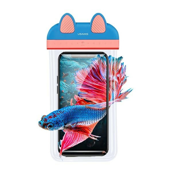 Etui USAMS Wodoodporne 7 Niebieski Różowy