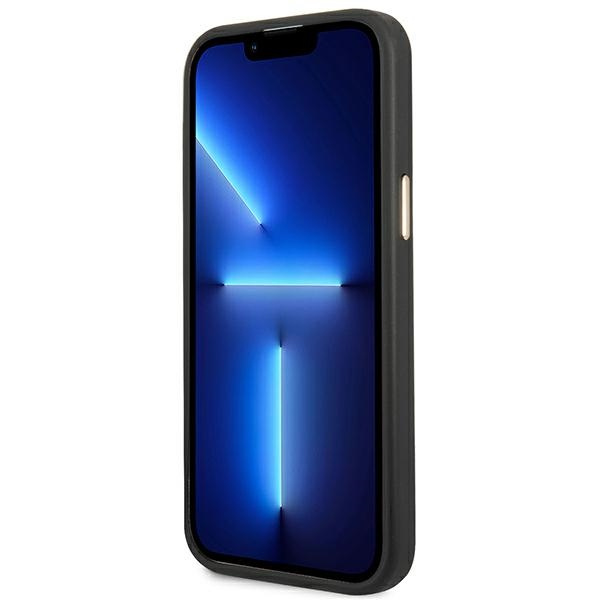 Etui GUESS Apple iPhone 14 Pro Max 4G Vintage Gold Logo Czarny Hardcase