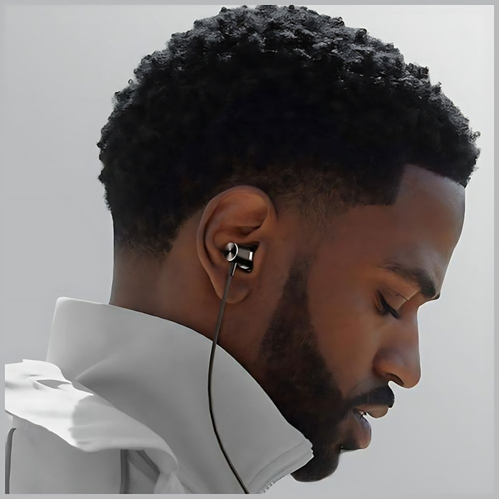 Słuchawki USAMS Jack 3,5 mm EP-42 Set 30szt. Czarny