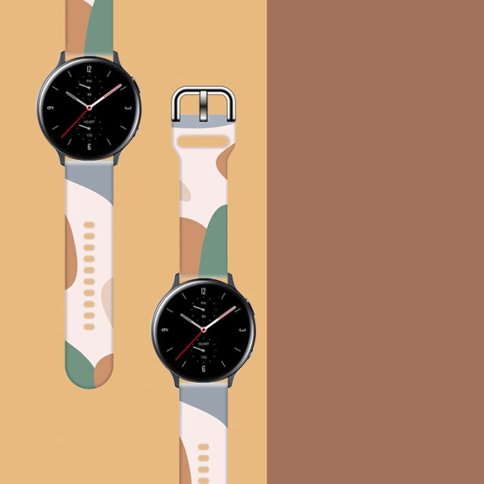 Pasek Strap Moro do Samsung Galaxy Watch 45 / 46 / 47 mm silikonowa bransoletka opaska do zegarka - wzór 11