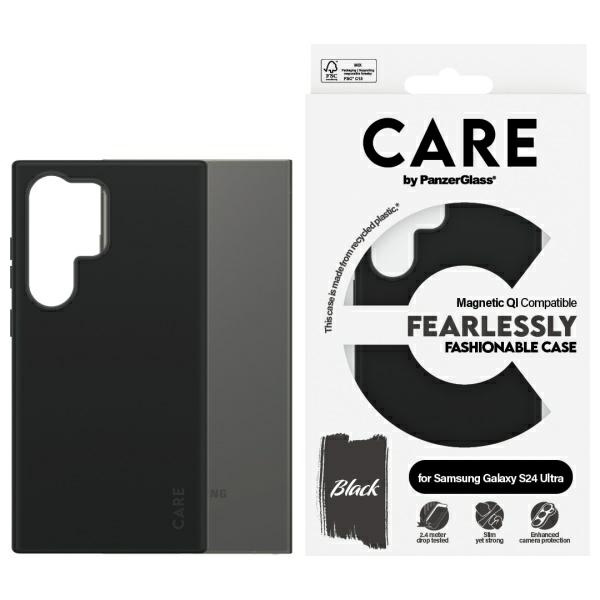 CARE by PanzerGlass Fashion QI Case Sam   S24 Ultra czarny/black 1168