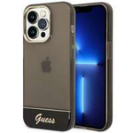 Etui GUESS Apple iPhone 14 Pro Translucent Czarny Hardcase