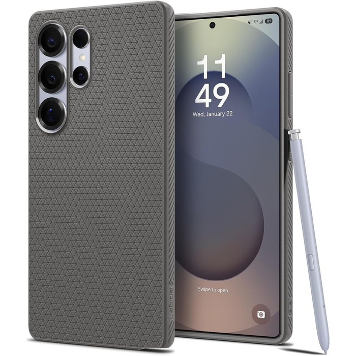 ETUI SPIGEN LIQUID AIR SAMSUNG GALAXY S25 ULTRA MARBLE GREY