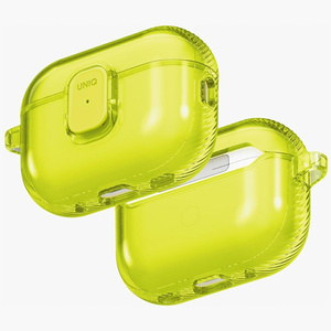 Etui UNIQ Glase Pro do AirPods Pro 3     Lock Case żółty