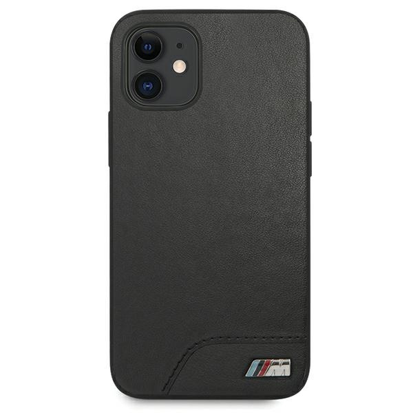 Etui BMW Apple iPhone 12 Mini M Collection Smooth PU BMHCP12SMHOLBK Czarny Hardcase 