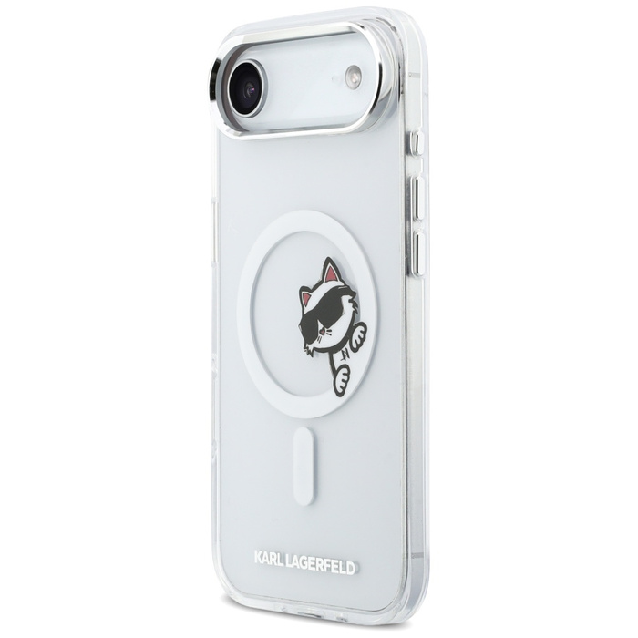 Etui Karl Lagerfeld IML Peekaboo MagSafe do iPhone Air transparent