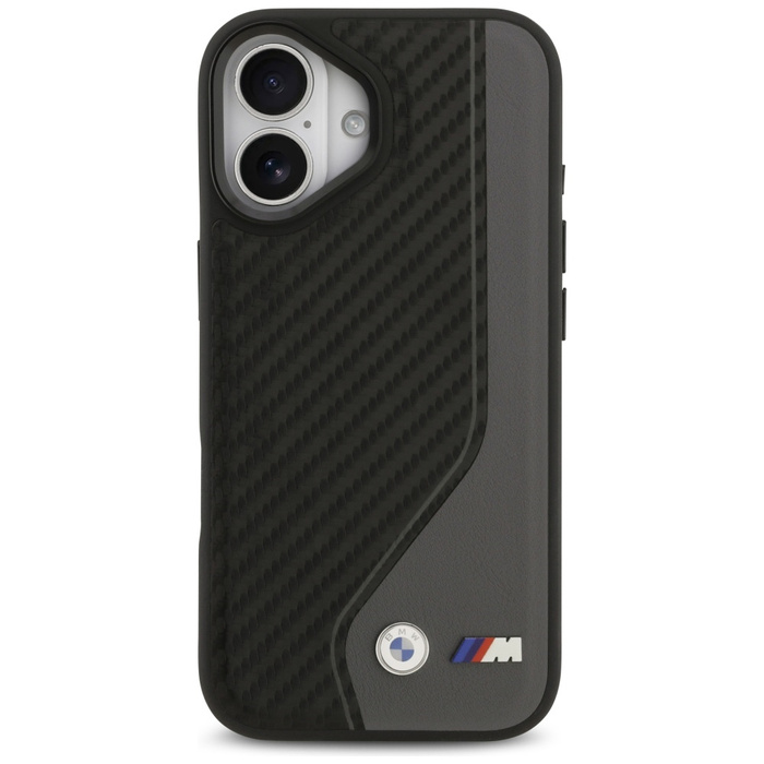 Etui BMW M Carbon Logo MagSafe do iPhone 17 antracyt