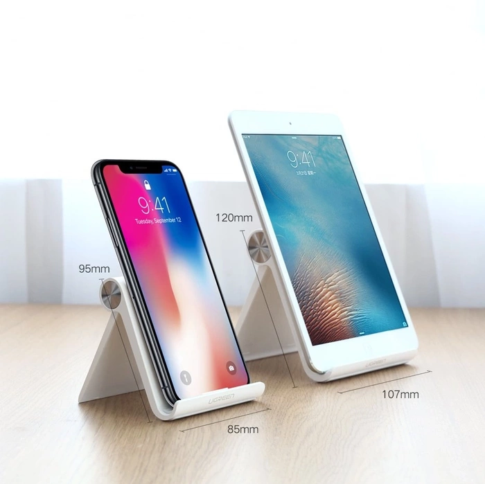 Ugreen biurkowy stojak podstawka uchwyt na telefon biały (LP115 30485)