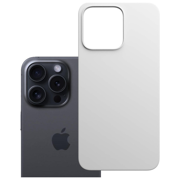 Etui 3MK Hardy MagSilicone do Apple      iPhone 13 Pro srebrny