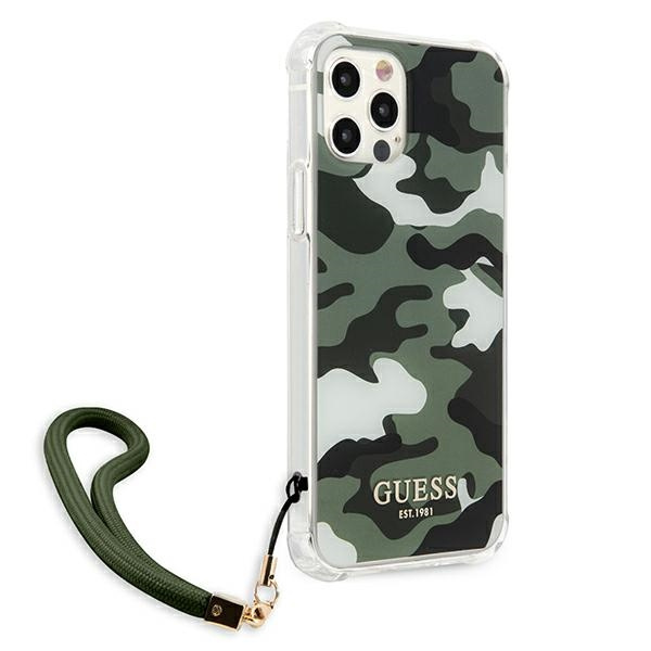 Etui GUESS Apple iPhone 12 Pro Max Camo Collection Khaki Hardcase