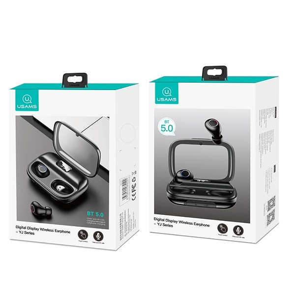 Słuchawki Bezprzewodowe USAMS Bluetooth 5.0 Czarny