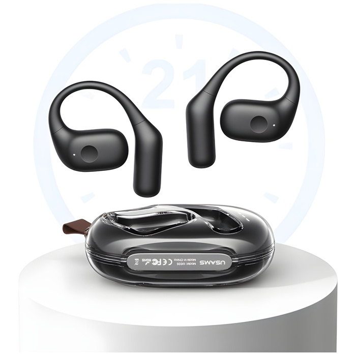 USAMS Słuchawki Bluetooth 5.3 G26 OWS bezprzewodowe biały/white BHUUG02