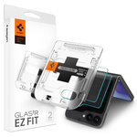 SZKŁO HARTOWANE SPIGEN GLAS.TR ”EZ FIT” 2-PACK GALAXY Z FLIP 6 / 7 FE CLEAR