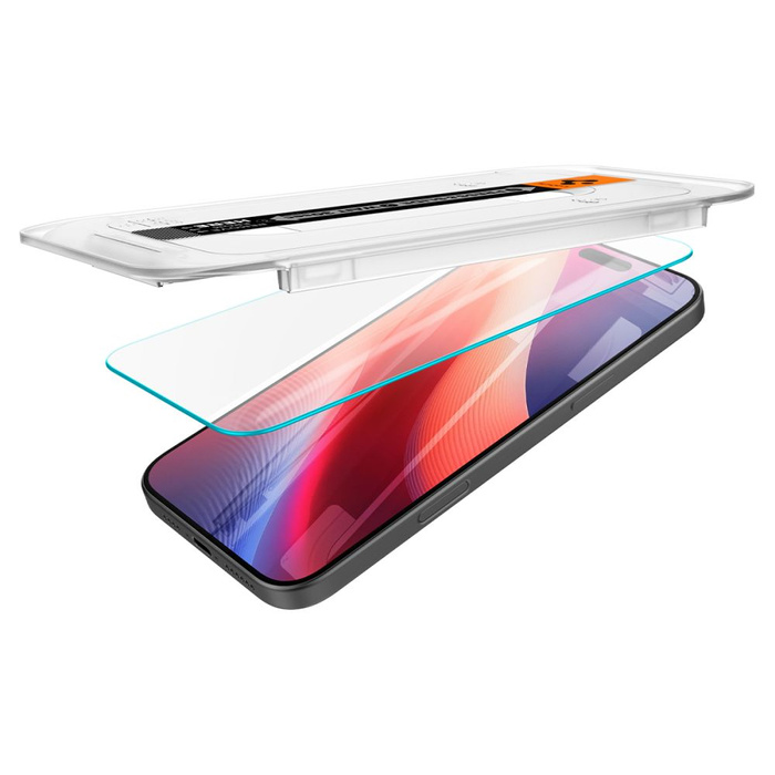 SZKŁO HARTOWANE SPIGEN GLAS.TR ”EZ FIT” 2-PACK IPHONE 16 PRO MAX, 17 PRO MAX CLEAR