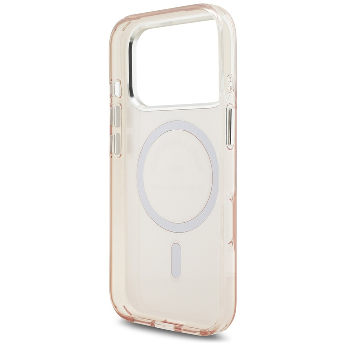 Etui Karl Lagerfeld IML Karl RSG Logo    MagSafe do iPhone 17 Pro różowy