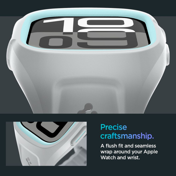 PASEK SPIGEN APPLE WATCH 10 (46 MM)  LIQUID AIR PRO SZARE