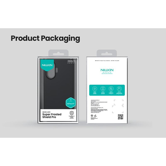 ETUI XIAOMI POCO F7 NILLKIN SUPER SHIELD PRO CZARNY