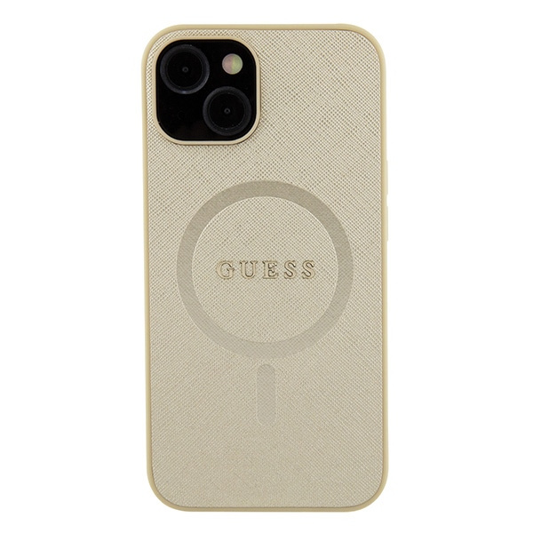 Etui Guess GUHMP15MPSAHMCB iPhone 15 Plus 6.7" złoty/gold hardcase Saffiano MagSafe Case