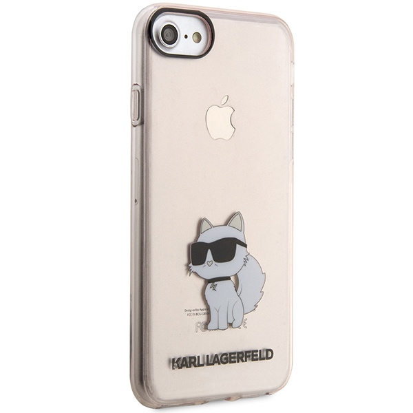 Etui Karl Lagerfeld KLHCI8HNCHTCP iPhone 7/8/ SE 2020 / SE 2022 różowy/pink hardcase Ikonik Choupette Case