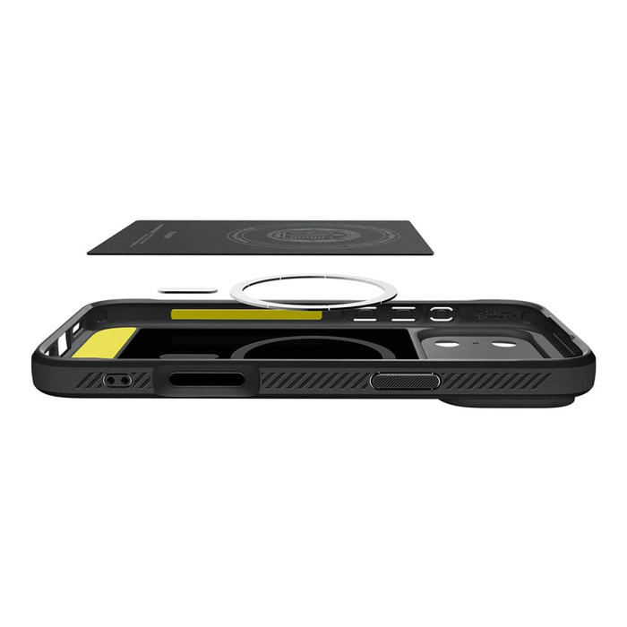 ETUI SPIGEN IPHONE 17 PRO RUGGED ARMOR MAG MAGSAFE MATTE BLACK