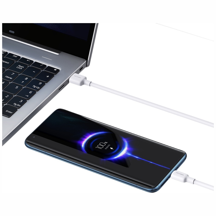 Kabel USAMS 3A USB-C do USB-A 3m US-SJ603 U84 Biała