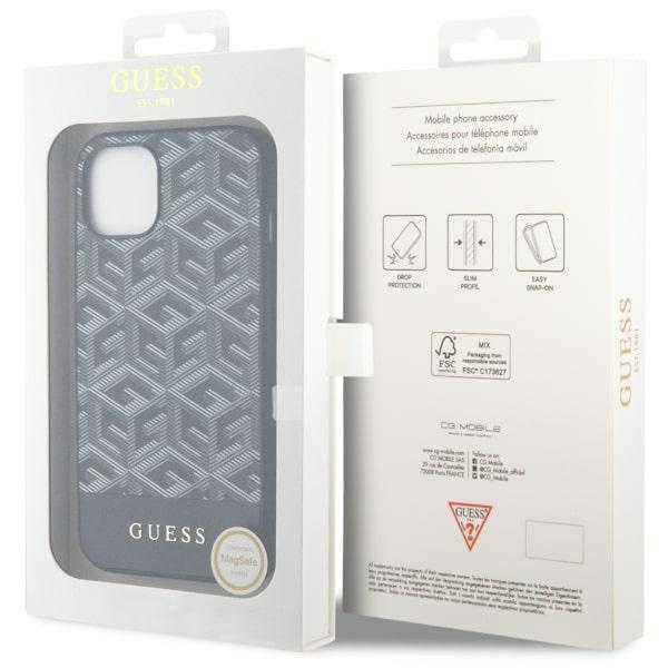 Etui Guess GUHMP14SHGCFSEK iPhone 14 6.1" czarny/black hardcase GCube Stripes MagSafe Case