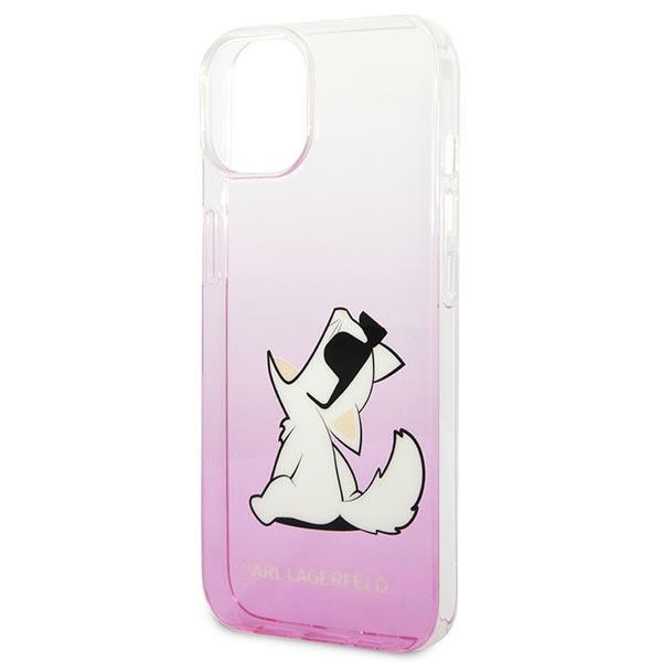 Etui KARL LAGERFELD Apple iPhone 14 Plus Choupette Fun Różowy Hardcase