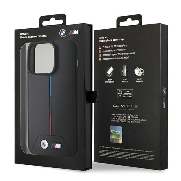 Bmw Bmhmp15x22pvtk Iphone 15 Pro Max 6.7" Czarny/black Hardcase Quilted Tricolor Magsafe