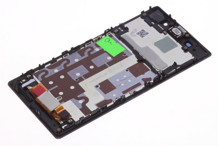 WYŚWIETLACZ SONY Xperia Z1 Grade A Z Logo Fioletowy LCD Oryginalny Dotyk