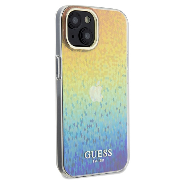 Etui Guess GUHCP14SHDECMI iPhone 14 / 15 / 13 6.1" wielokolorowy hardcase IML Faceted Mirror Disco Iridescent Case